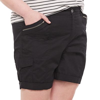 Plus Size EVRI Utility Bermuda Shorts