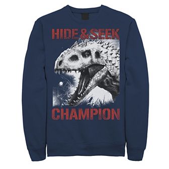 Men's Jurassic World Indominus Hide & Seek Champ Graphic Fleece Pullover
