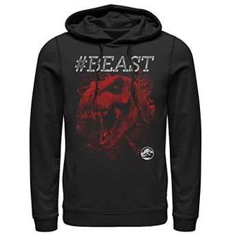 Men's Jurassic World #BEAST T-Rex Bite Graphic Pullover Hoodie