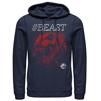 Men's Jurassic World #BEAST T-Rex Bite Graphic Pullover Hoodie