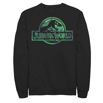Men's Jurassic World Watercolor Logo Sweatshirt