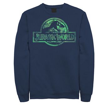 Men's Jurassic World Watercolor Logo Sweatshirt