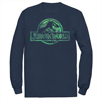 Men's Jurassic World Faded Pastel Watercolor Tee