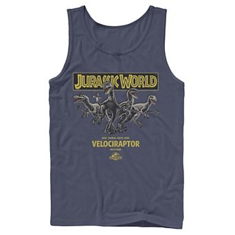 Men's Jurassic World Blue, Charlie, Delta & Echo Pack Tank Top