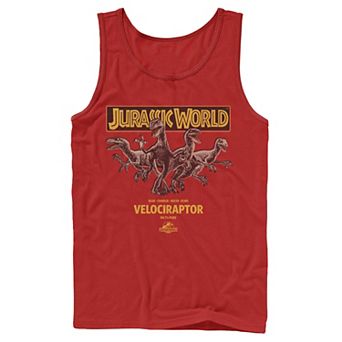 Men's Jurassic World Blue, Charlie, Delta & Echo Pack Tank Top