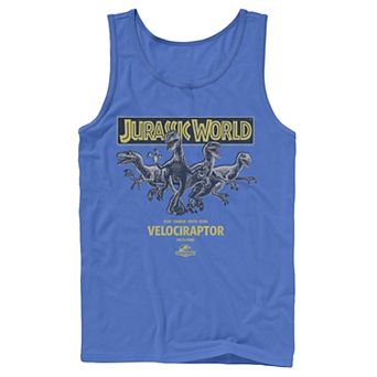 Men's Jurassic World Blue, Charlie, Delta & Echo Pack Tank Top