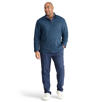 Big Tall IZOD Advantage Performance Sweater Fleece Quarter Zip Pullover