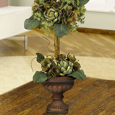 nearly natural Silk Artichoke Topiary Plant