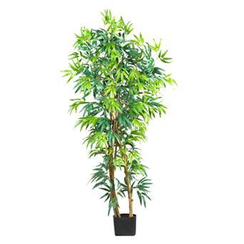 nearly natural 5-ft. Silk Fancy Bamboo Tree