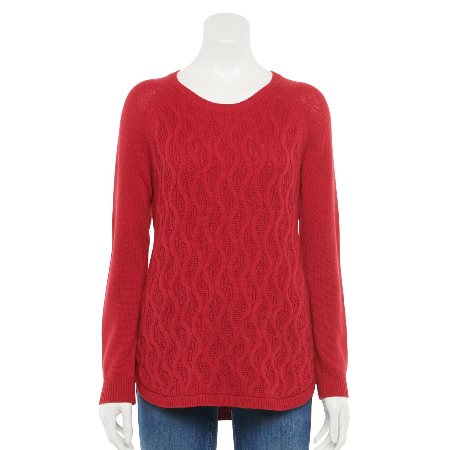 red sweater women