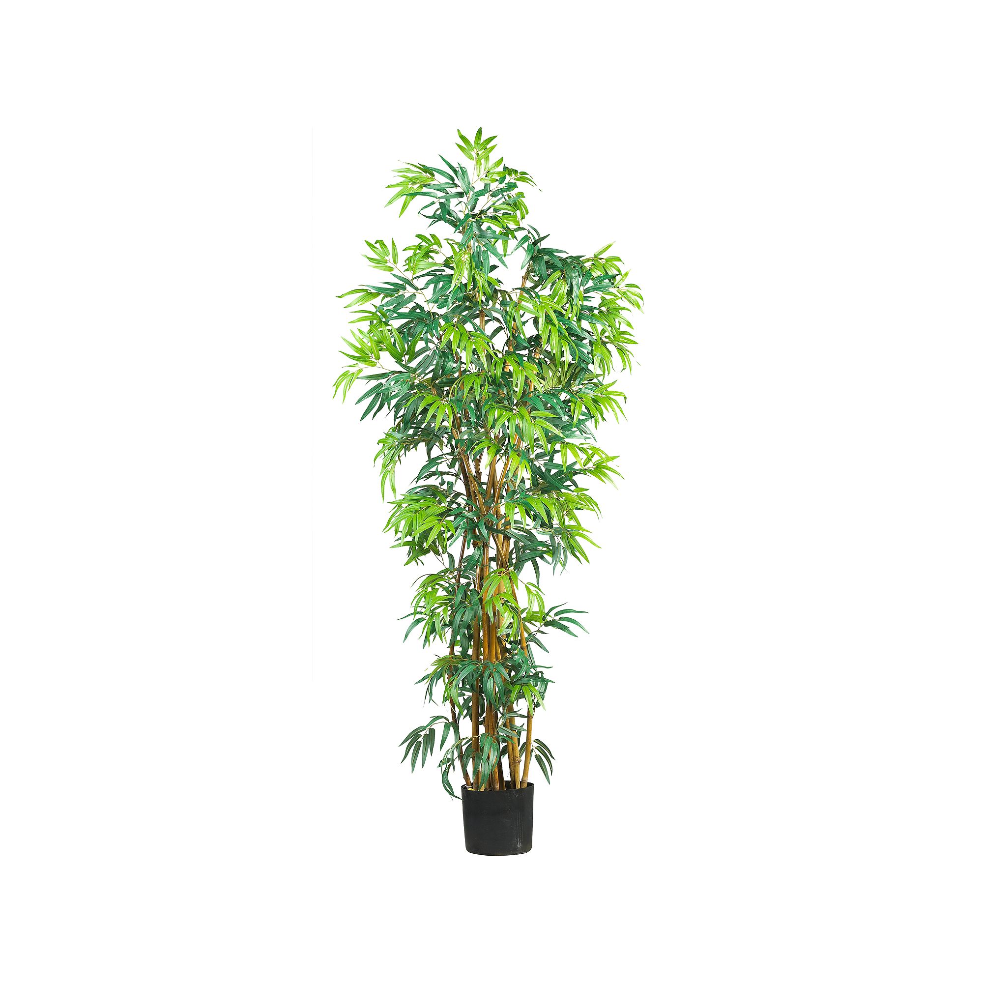 nearly natural 6-ft. Silk Fancy Bamboo Tree, Multicolor
