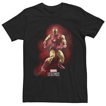 Men's Marvel Legends Series Classic Iron Man Portrait Graphic Tee