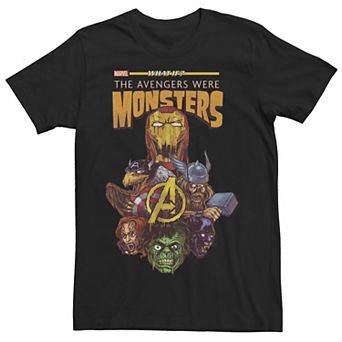 Men's Marvel What If The Avengers Were Monsters Graphic Tee