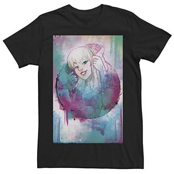 Men's Marvel Rising Secret Warriors Ghost-Spider Watercolor Graphic Tee