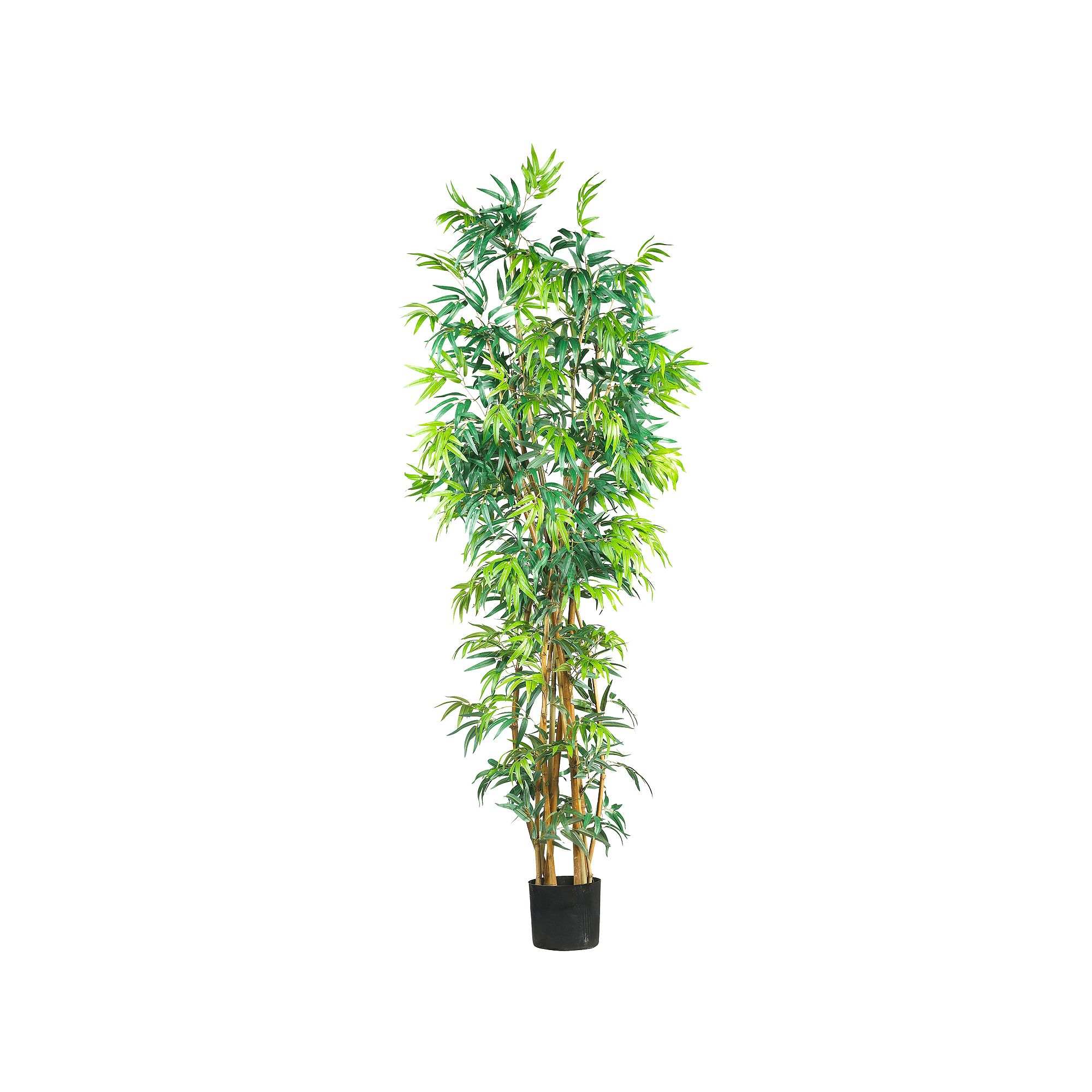 nearly natural 7-ft. Silk Fancy Bamboo Tree, Multicolor