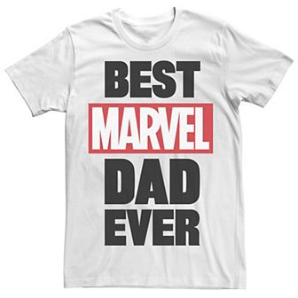 Men's Marvel Best Marvel Dad Graphic Tee