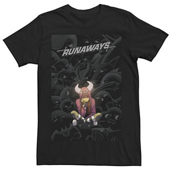 Men's Marvel Comixology Runaways Comic Book Cover Graphic Tee