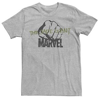 Men's Marvel Hulk The Jade Giant Fist Logo Graphic Tee
