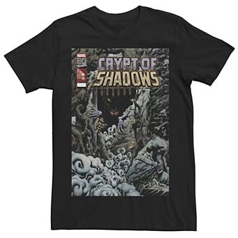 Men's Marvel Comixology Crypt Of Shadows Comic Cover Graphic Tee