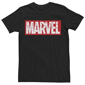 Men's Marvel City Stars Inlay Logo Graphic Tee