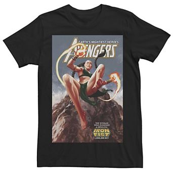 Men's Marvel Comixology Iron Fist 1,000,000 BC Comic Cover Graphic Tee