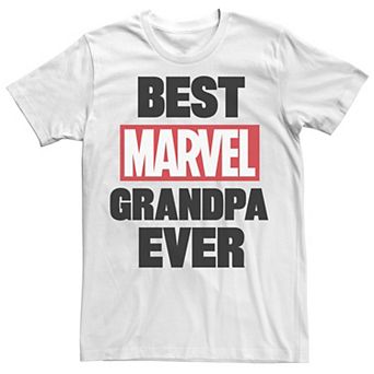 Men's Marvel Best Marvel Grandpa Graphic Tee