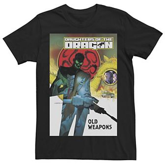 Men's Marvel Daughters Of the Dragon Comic Cover Graphic Tee