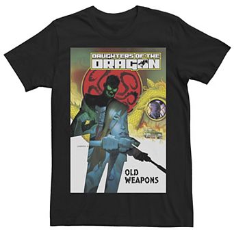 Men's Marvel Daughters Of the Dragon Comic Cover Graphic Tee