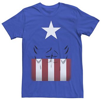 Men's Marvel Simpler Captain Suit Graphic Tee