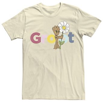 Men's Marvel Guardians Of The Galaxy Groot Flower Tee