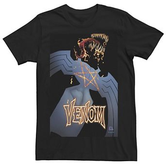 Men's Marvel Venom The Abyss Continues Comic Cover Graphic Tee