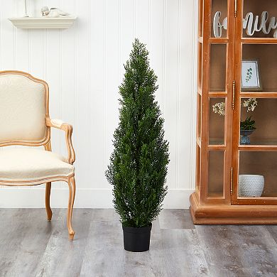 nearly natural Silk Cedar Pine Tree