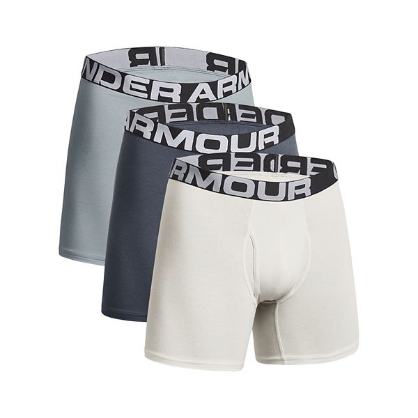 solapa Humedad Pacífico Men's Under Armour 3-pack Charged Cotton® Stretch 6-inch Boxerjock® Boxer  Briefs