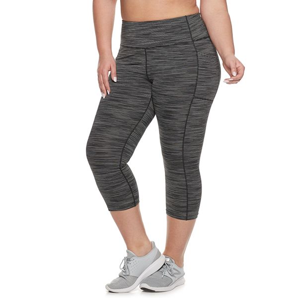Plus Size Tek Gear® Performance Pocket Capri Leggings