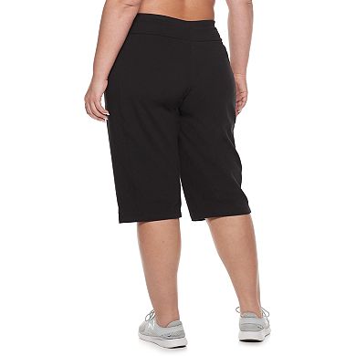 Plus Size Tek Gear® Essential Straight-Leg Skimmer Capris