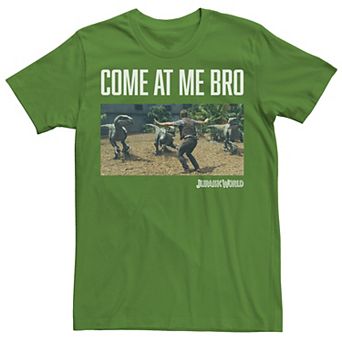 Men's Jurassic World Come At Me Bro Movie Still Graphic Tee