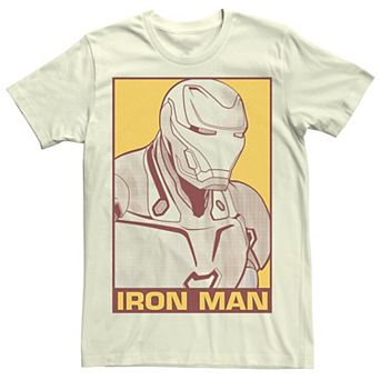 Men's Marvel Pop Iron Man Short Sleeve Graphic Tee