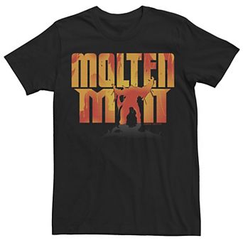 Men's Marvel Spider-Man Far From Home Molten Man SIlhouette Tee