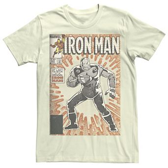 Men's Marvel Avengers Iron Man Return Of The Original Comic Cover Graphic Tee