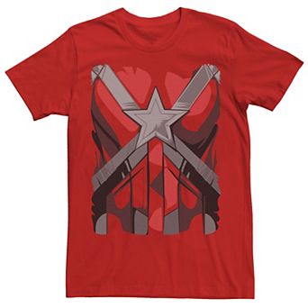 Men's Marvel Red Guardian Costume Graphic Tee