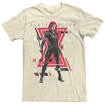 Men's Marvel Widow Glitch Graphic Tee