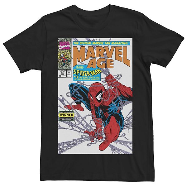 Men's Marvel Spidey Cover Graphic Tee