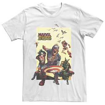 Men's Marvel Zombies Avengers Group Shot Zombie Graphic Tee