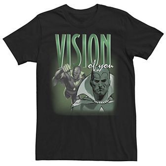 Men's Marvel Vision Homage Poster Graphic Tee