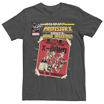 Men's Marvel What If Professor X Comic Cover Graphic Tee