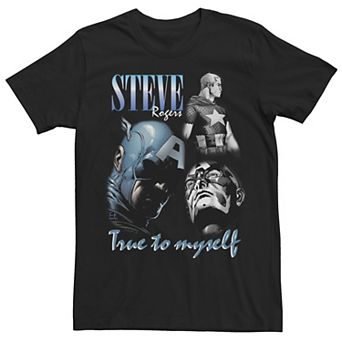 Men's Marvel Steve Rogers Homage Poster Graphic Tee