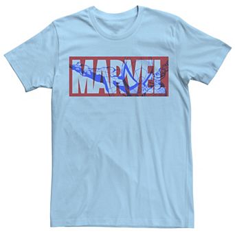 Men's Marvel Spider-Man Large Classic Movie Logo Graphic Tee