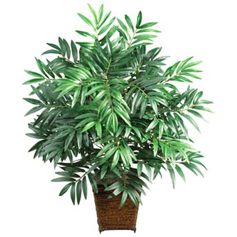 nearly natural Silk Bamboo Palm Plant
