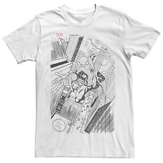 Men's Marvel City Swings Graphic Tee