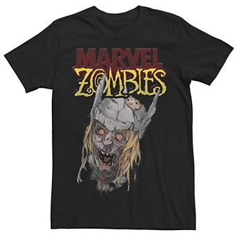 Men's Marvel Zombies Thor Zombie Head Graphic Tee